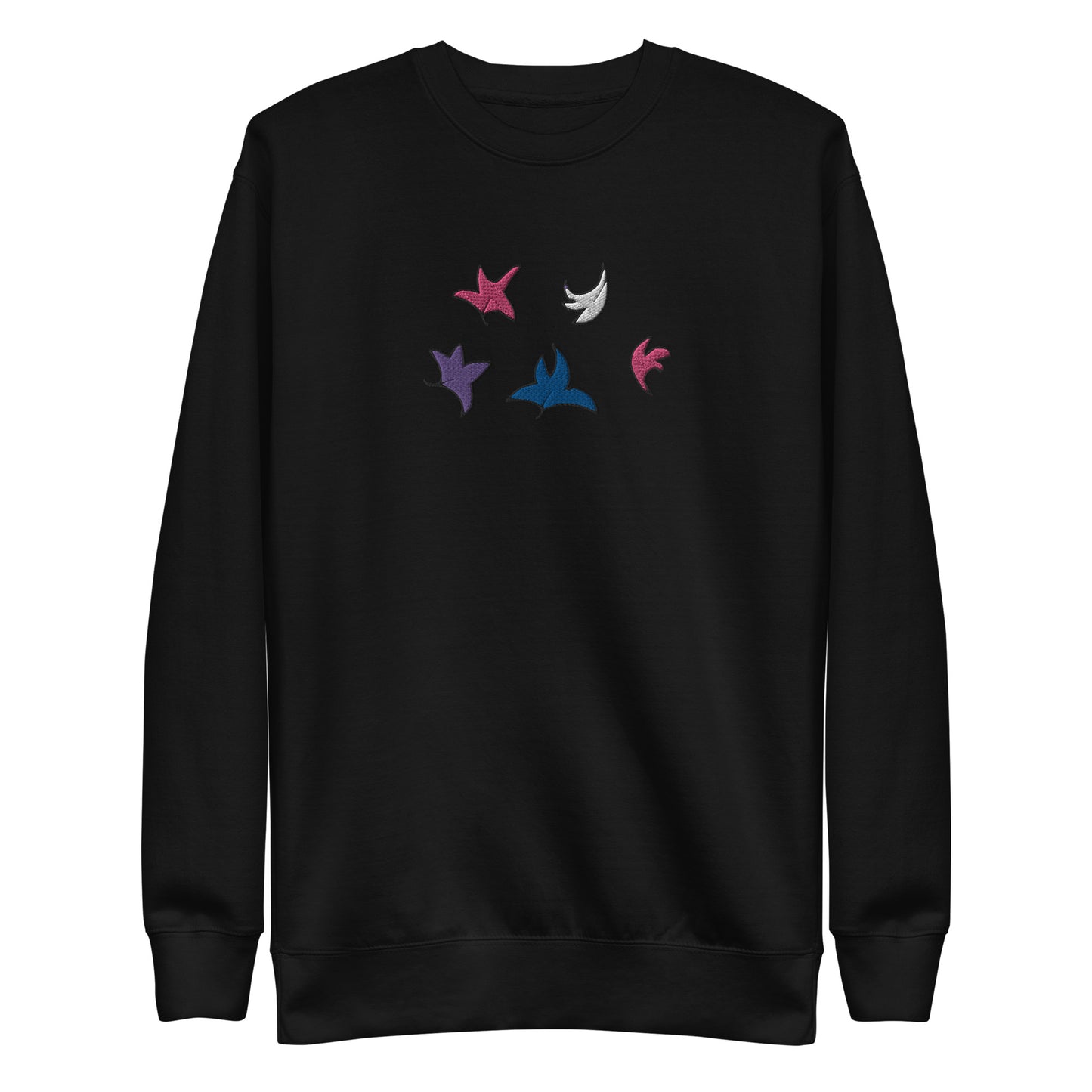 Heartstopper Leaves Genderfluid Embroidered Unisex Premium Sweatshirt