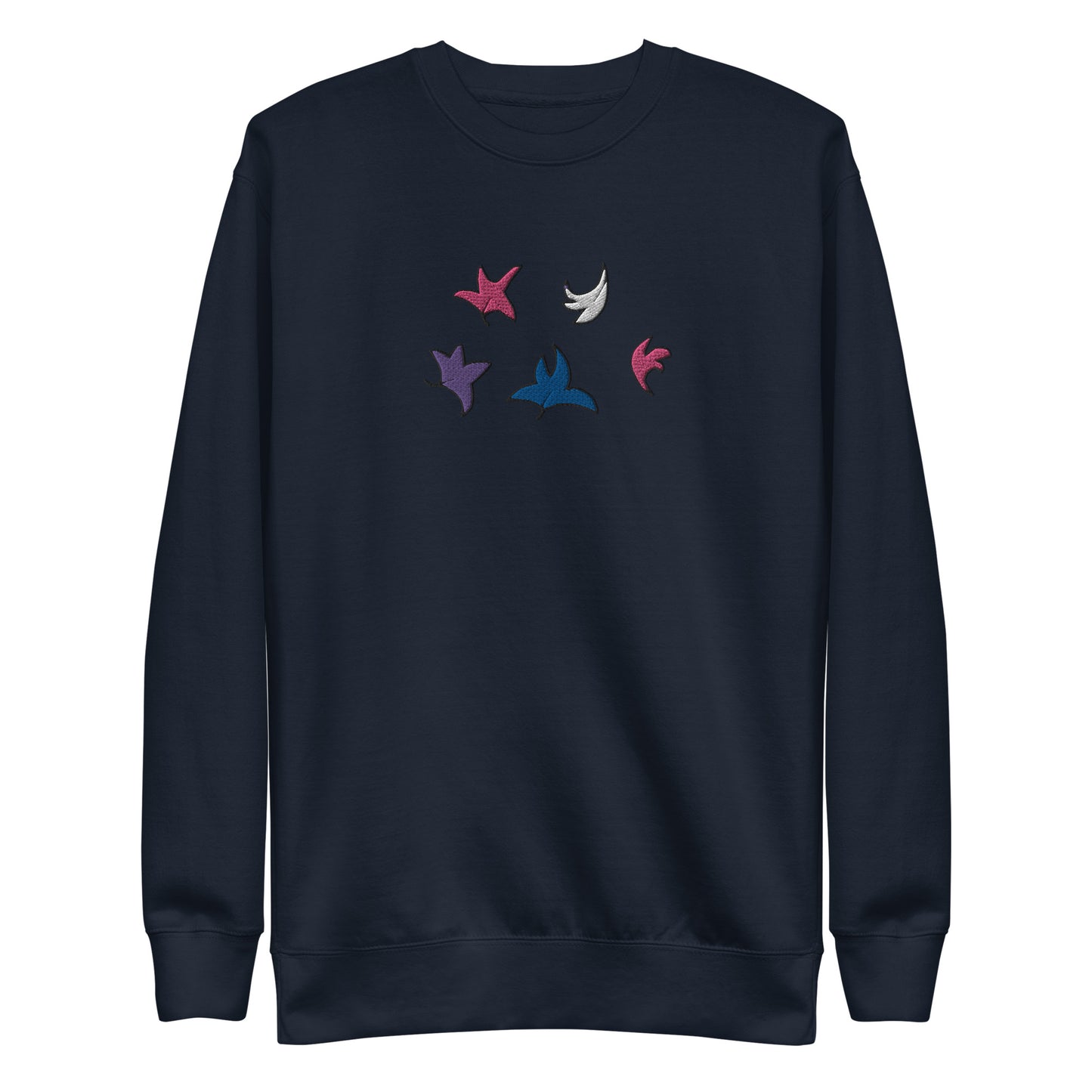 Heartstopper Leaves Genderfluid Embroidered Unisex Premium Sweatshirt