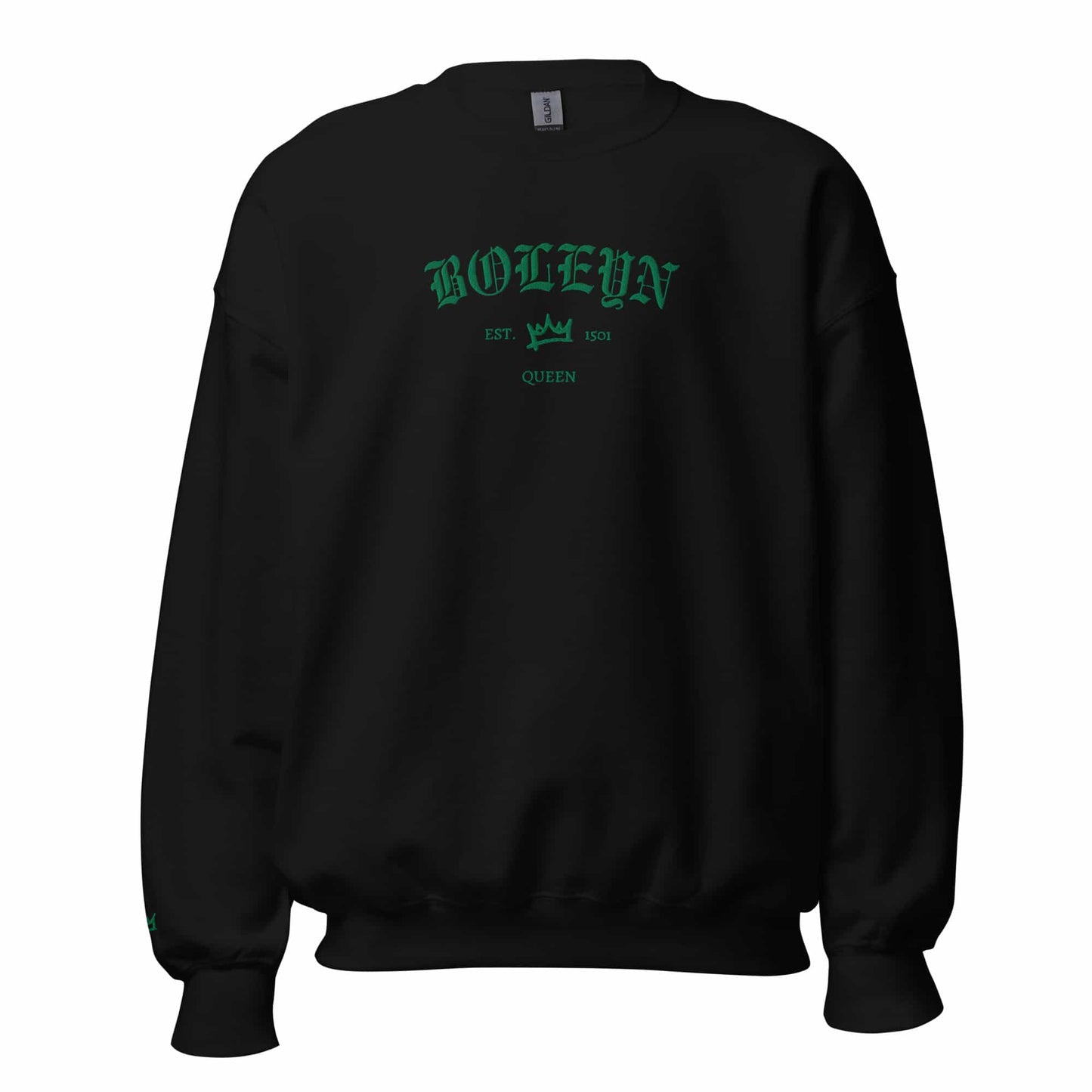 Queens Est Embroidered Sweatshirt With Sleeve Design | Six the Musical