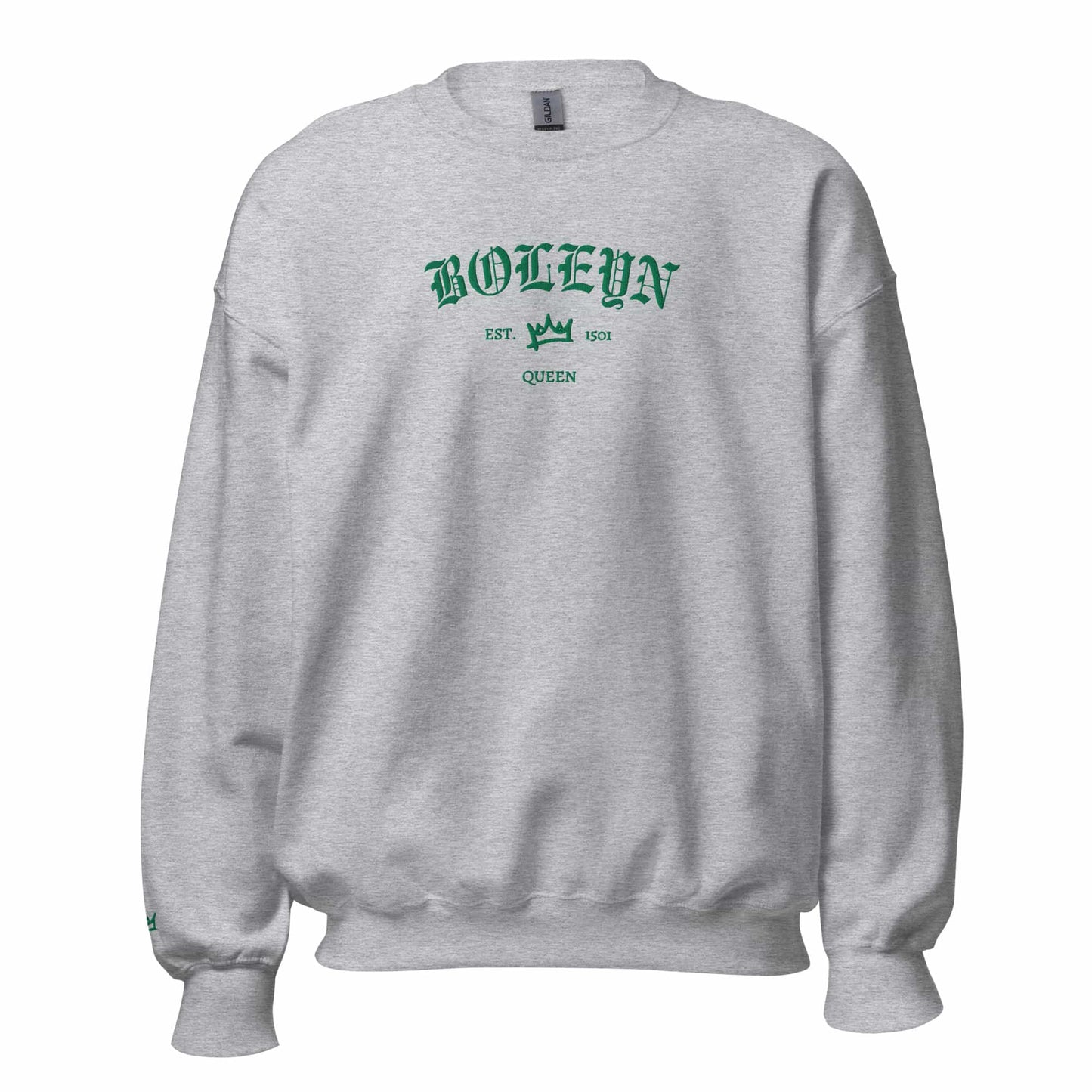 Queens Est Embroidered Sweatshirt With Sleeve Design | Six the Musical