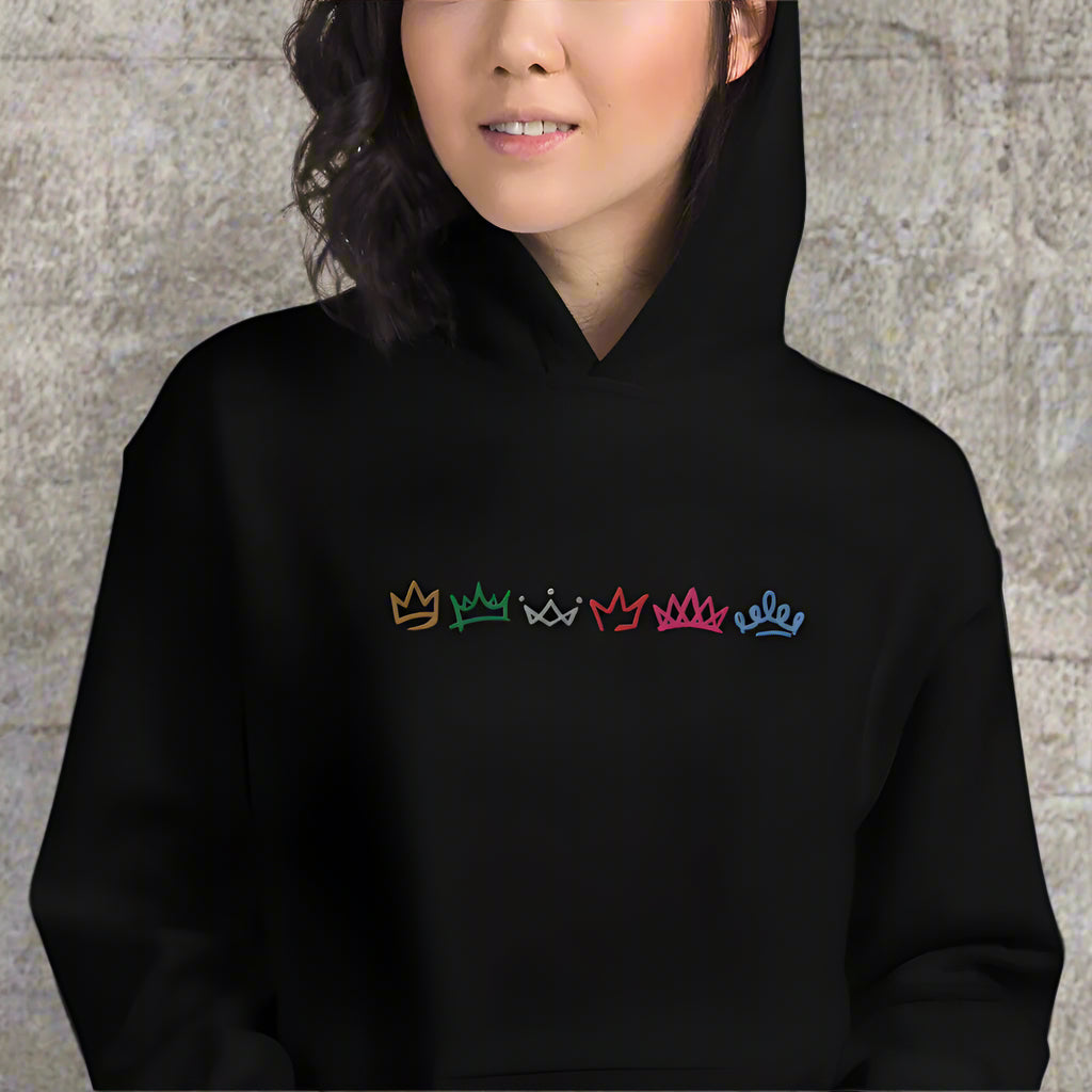 Queen Crowns Unisex Hoodie | Six The Musical