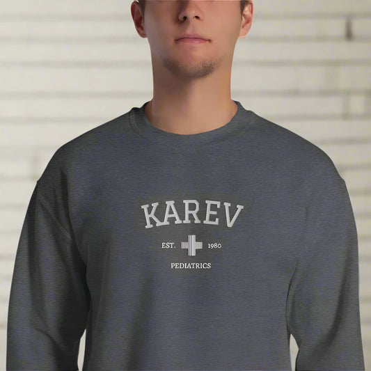 Alex Karev Est Embroidered Unisex Sweatshirt