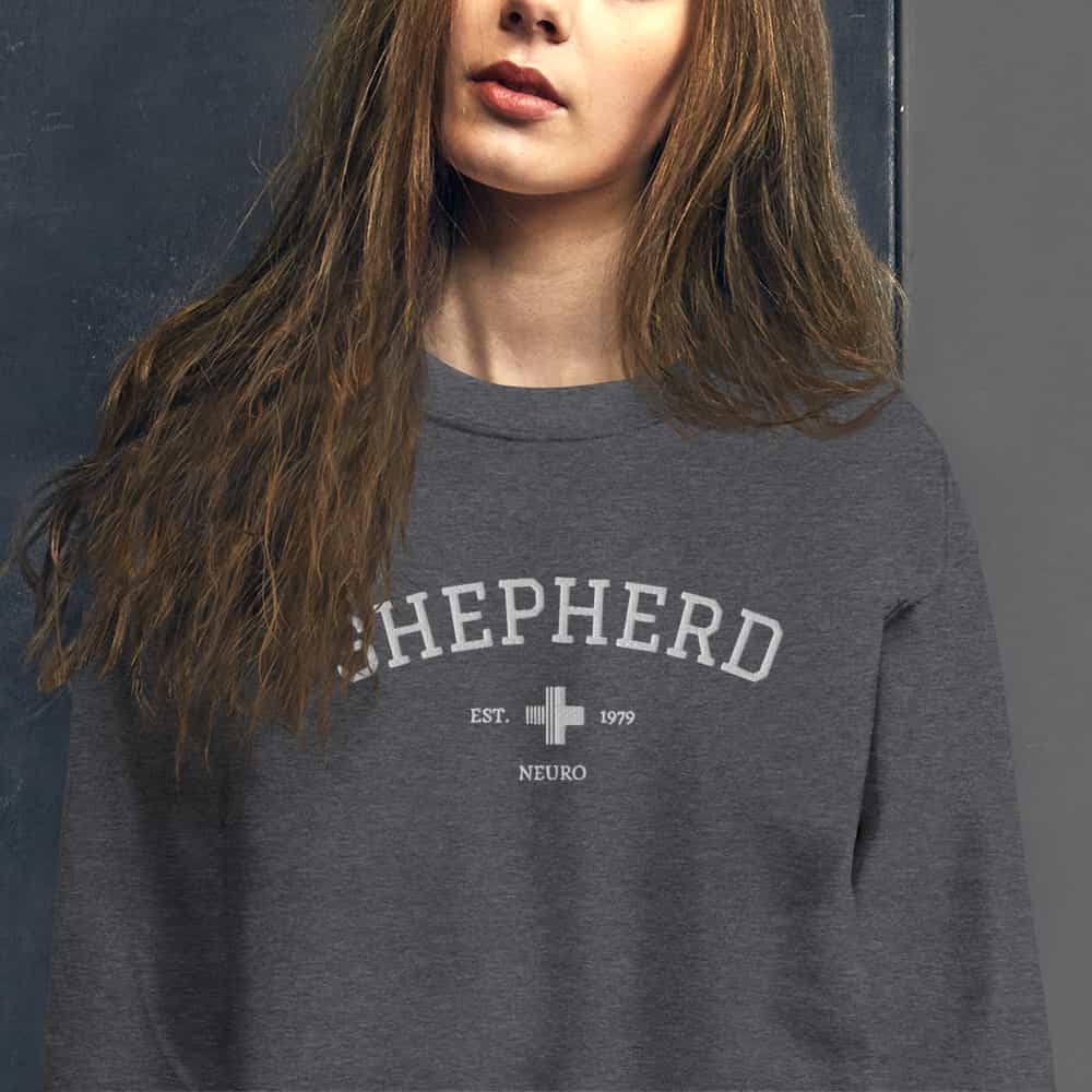 Amelia Shepherd Est Embroidered Unisex Sweatshirt