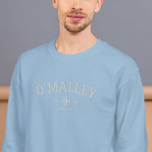 George O'Malley Est Embroidered Unisex Sweatshirt