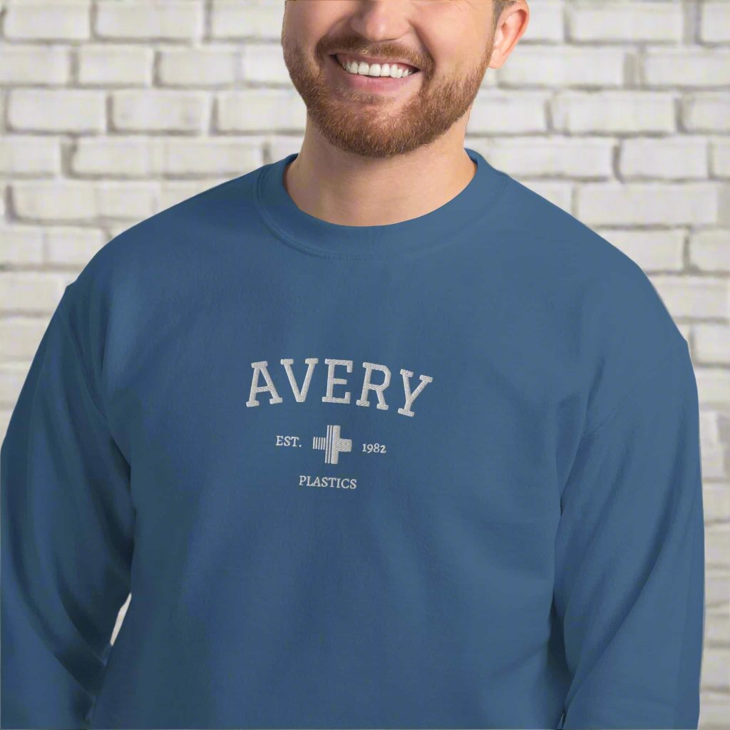 Jackson Avery Est Embroidered Unisex Sweatshirt