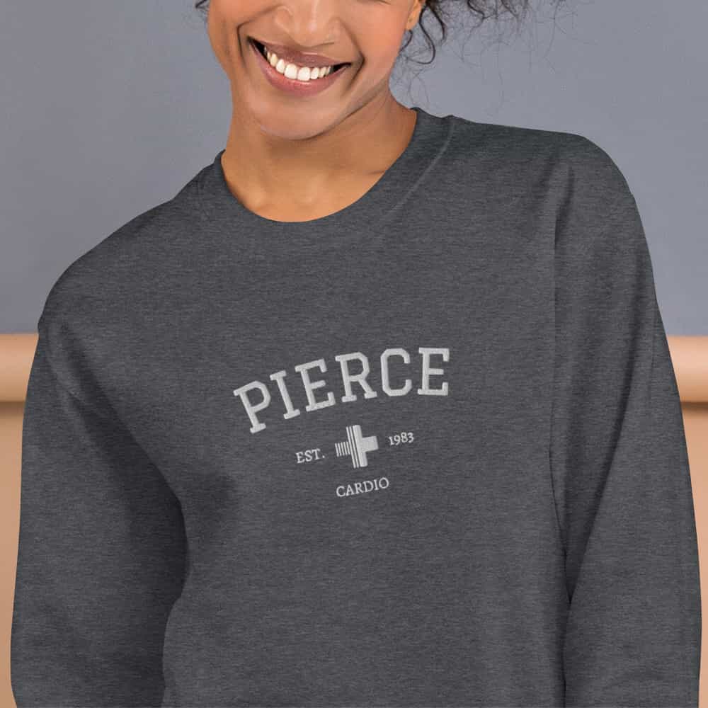 Maggie Pierce Est Embroidered Unisex Sweatshirt