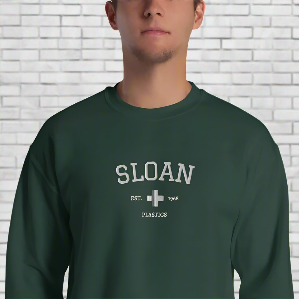 Mark Sloan Est Embroidered Unisex Sweatshirt