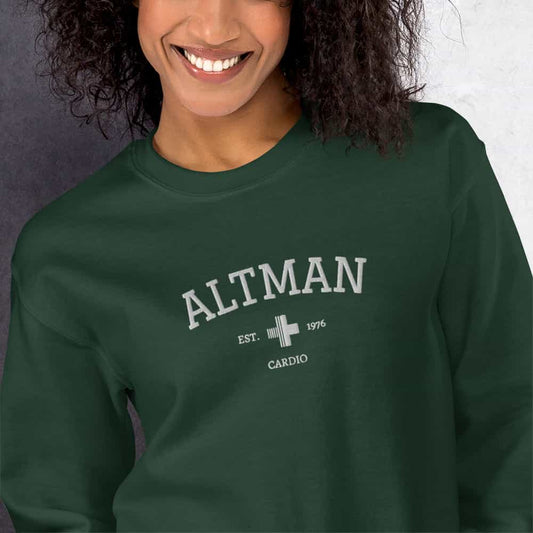 Teddy Altman Est Embroidered Unisex Sweatshirt