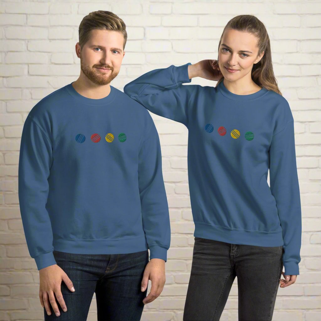 Heathers Croquet Balls Set Embroidered Unisex Sweatshirt