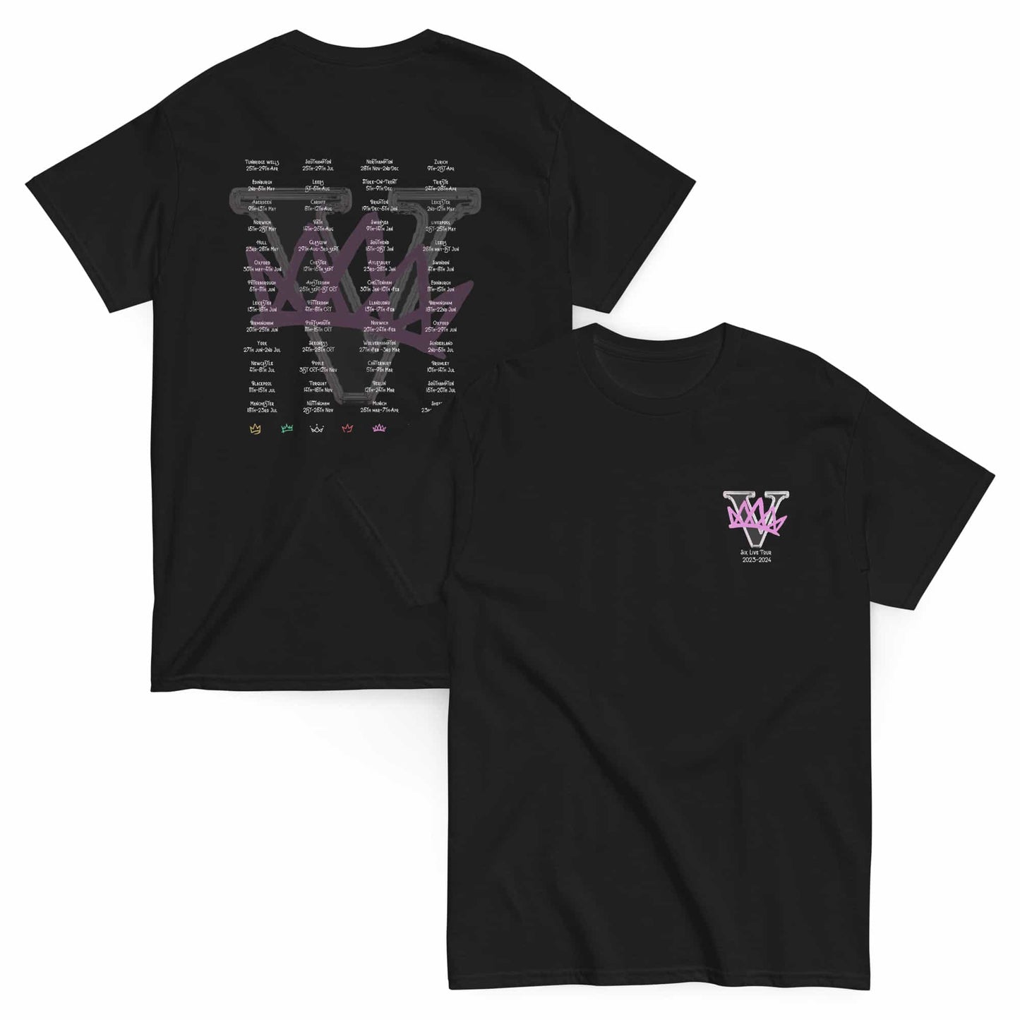 Six 23/24 Tour Tee | Six the Musical