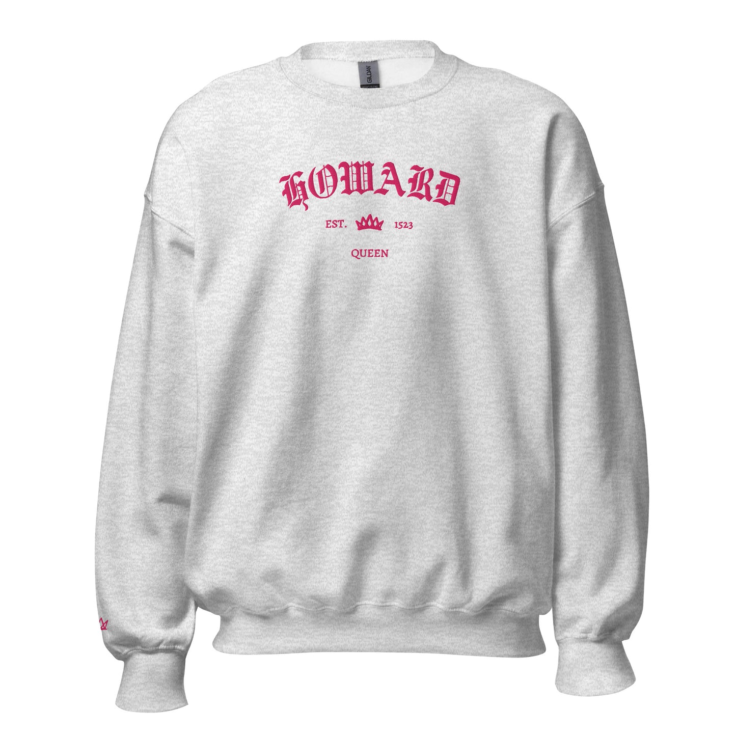 Queens Est Embroidered Sweatshirt With Sleeve Design | Six the Musical