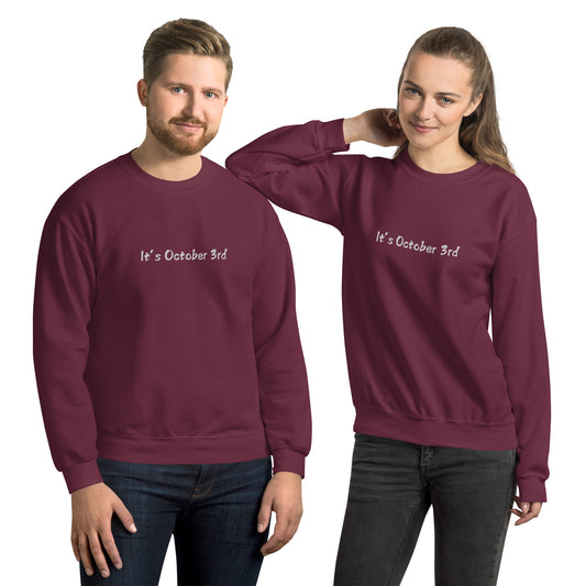 Mean Girls October 3rd Unisex Sweatshirt