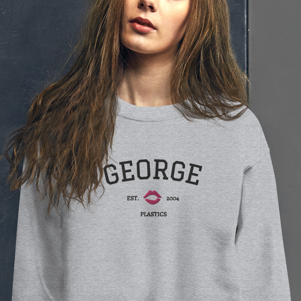 Mean Girls Regina George Est Embroidered Unisex Sweatshirt