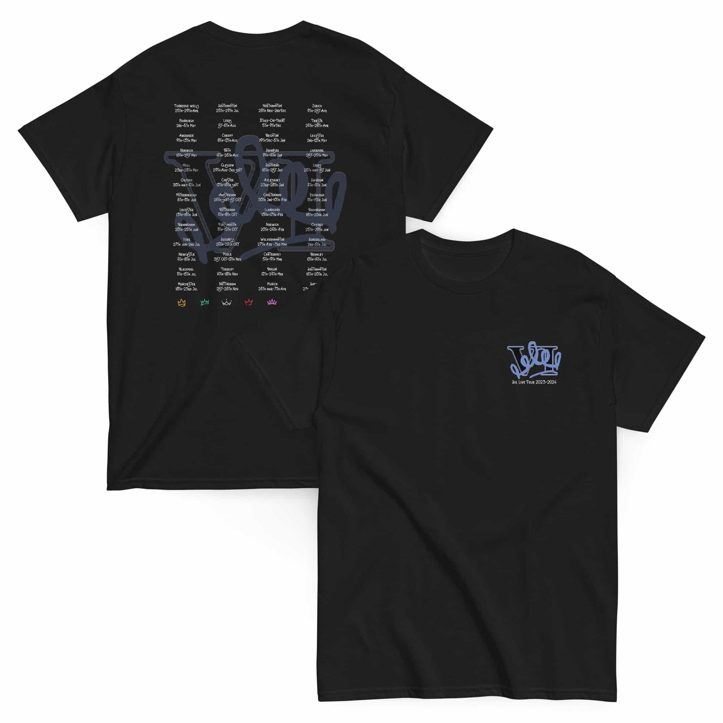 Six 23/24 Tour Tee | Six the Musical