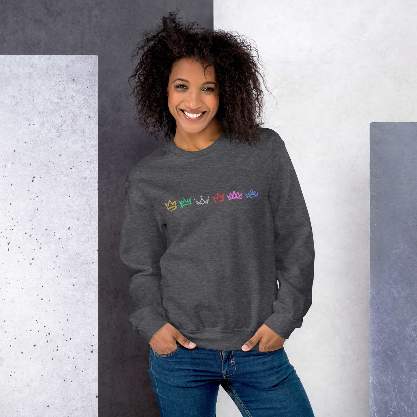 Queen Crowns Unisex Sweatshirt | Six the Musical