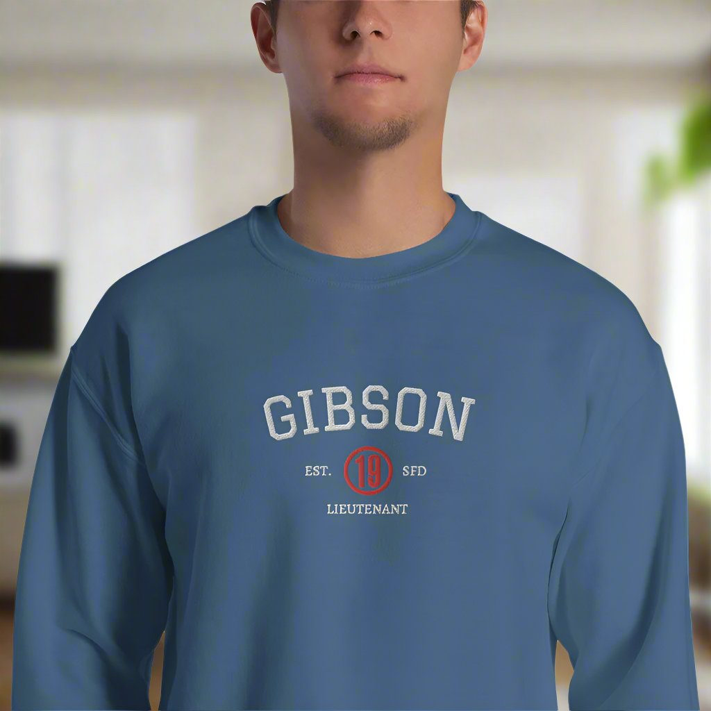 Jack Gibson Est Embroidered Unisex Sweatshirt