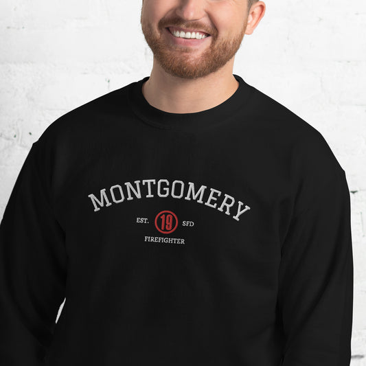 Travis Montgomery Est Embroidered Unisex Sweatshirt