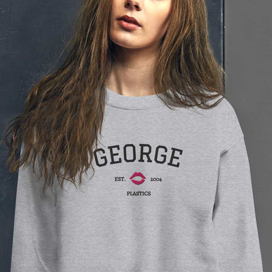 Mean Girl Plastics Est Embroidered Unisex Sweatshirt