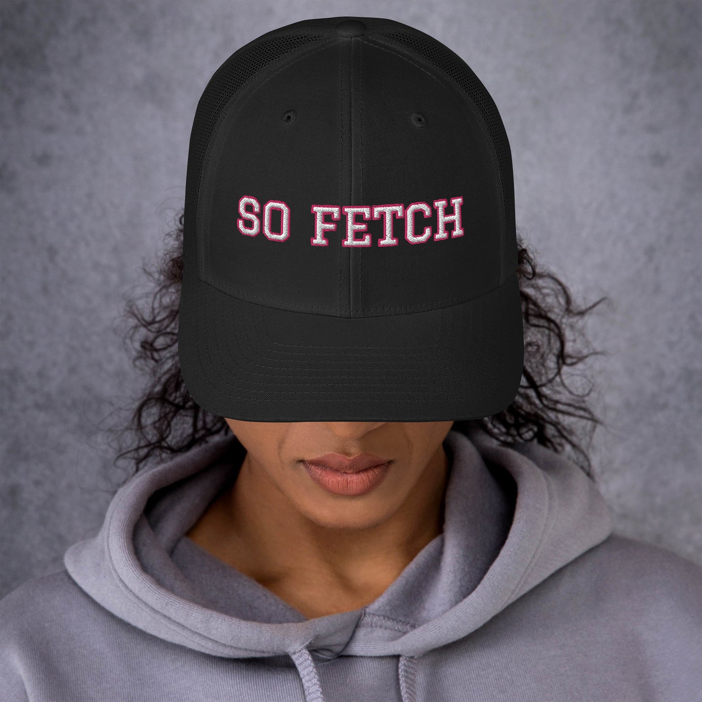 Mean Girls Gretchen Wieners Fetch Embroidered Trucker Cap