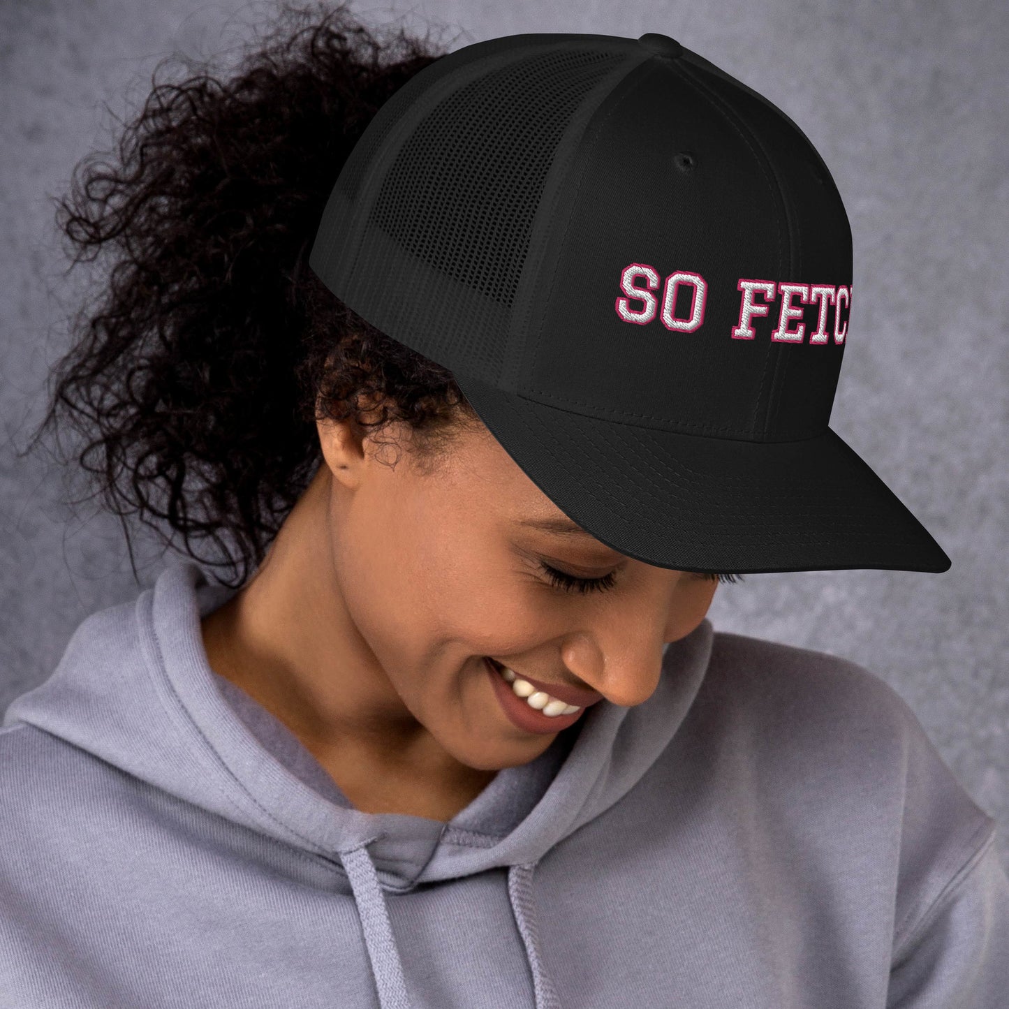 Mean Girls Gretchen Wieners Fetch Embroidered Trucker Cap