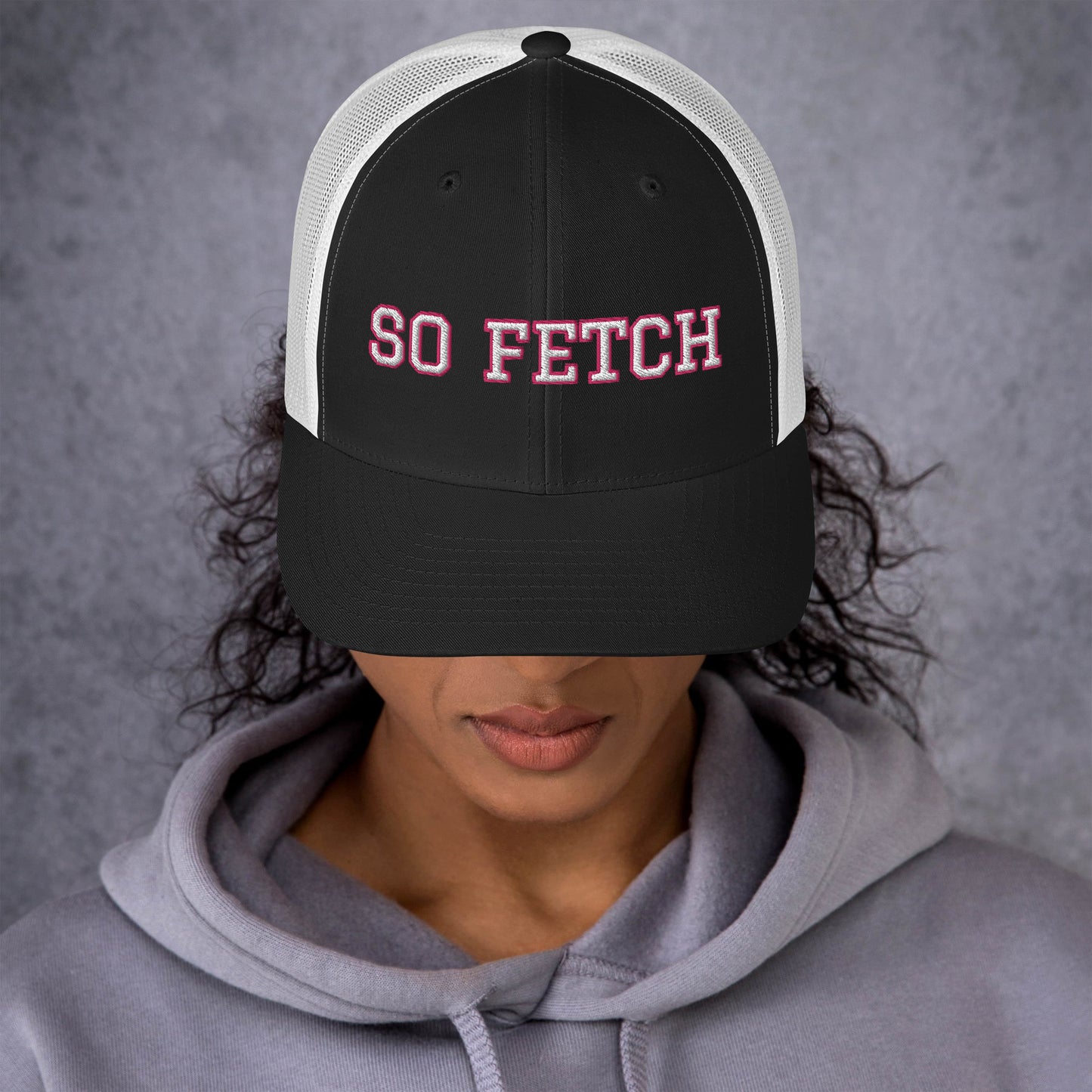 Mean Girls Gretchen Wieners Fetch Embroidered Trucker Cap