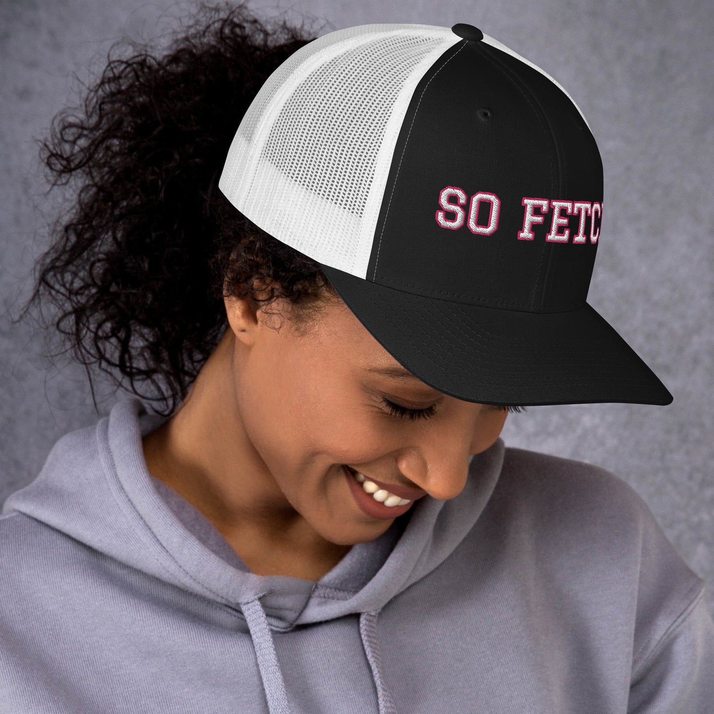 Mean Girls Gretchen Wieners Fetch Embroidered Trucker Cap