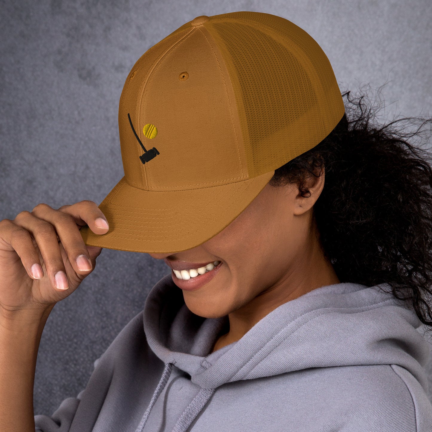 Heather McNamara Embroidered Trucker Cap