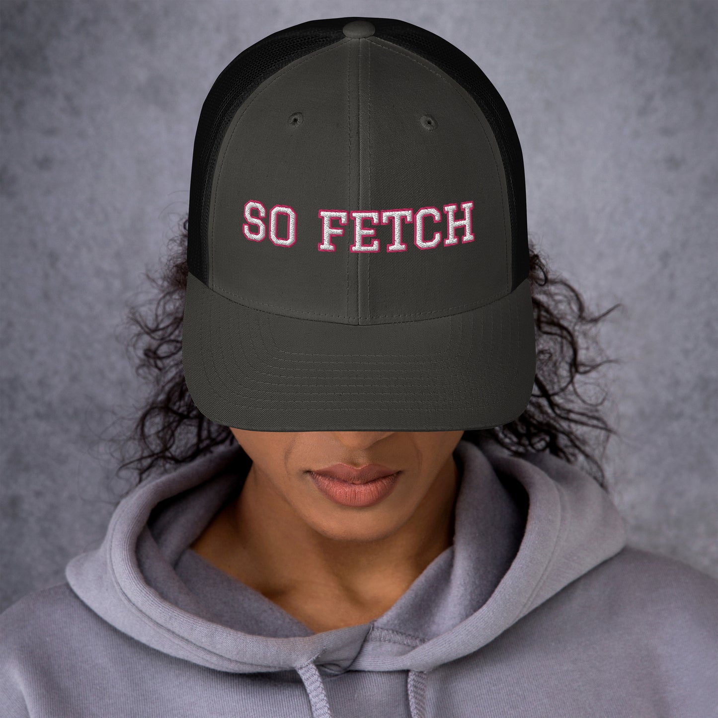 Mean Girls Gretchen Wieners Fetch Embroidered Trucker Cap