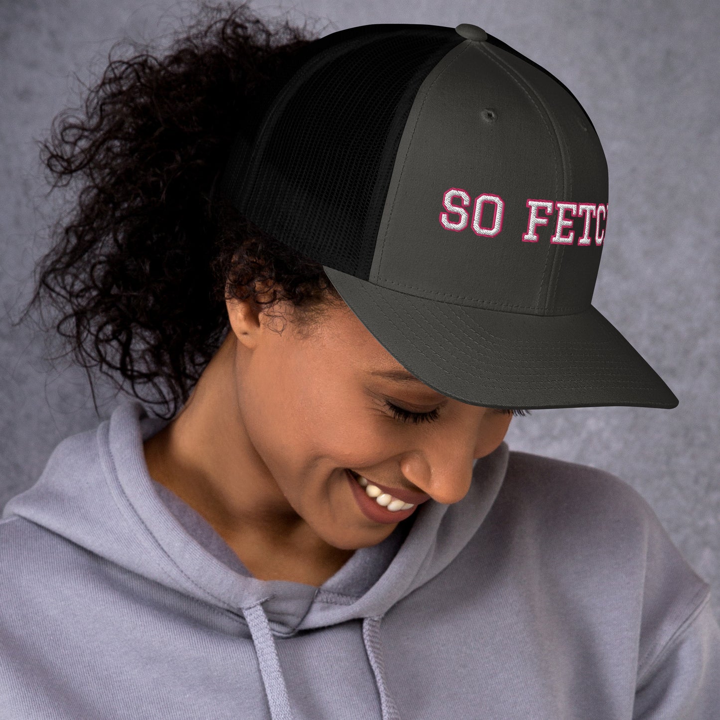 Mean Girls Gretchen Wieners Fetch Embroidered Trucker Cap