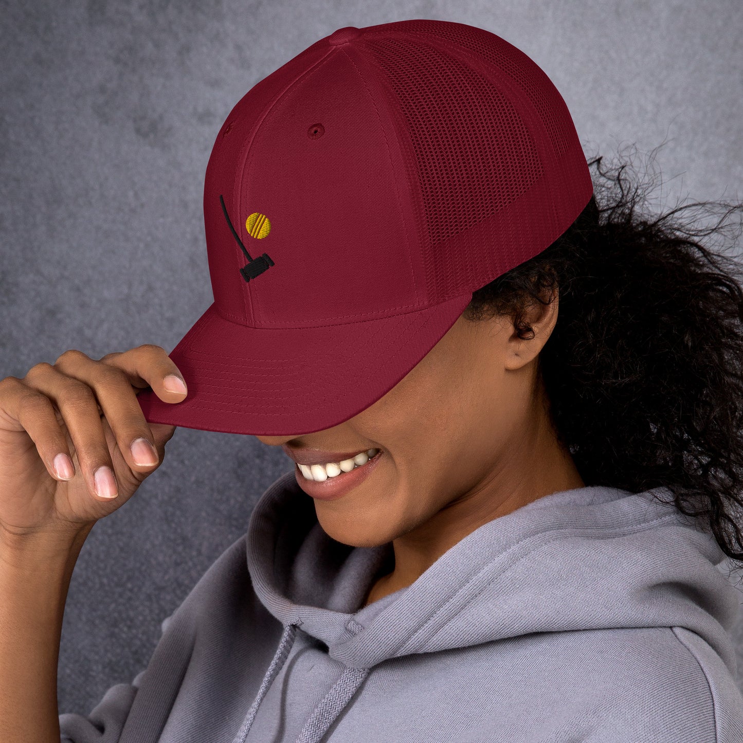 Heather McNamara Embroidered Trucker Cap