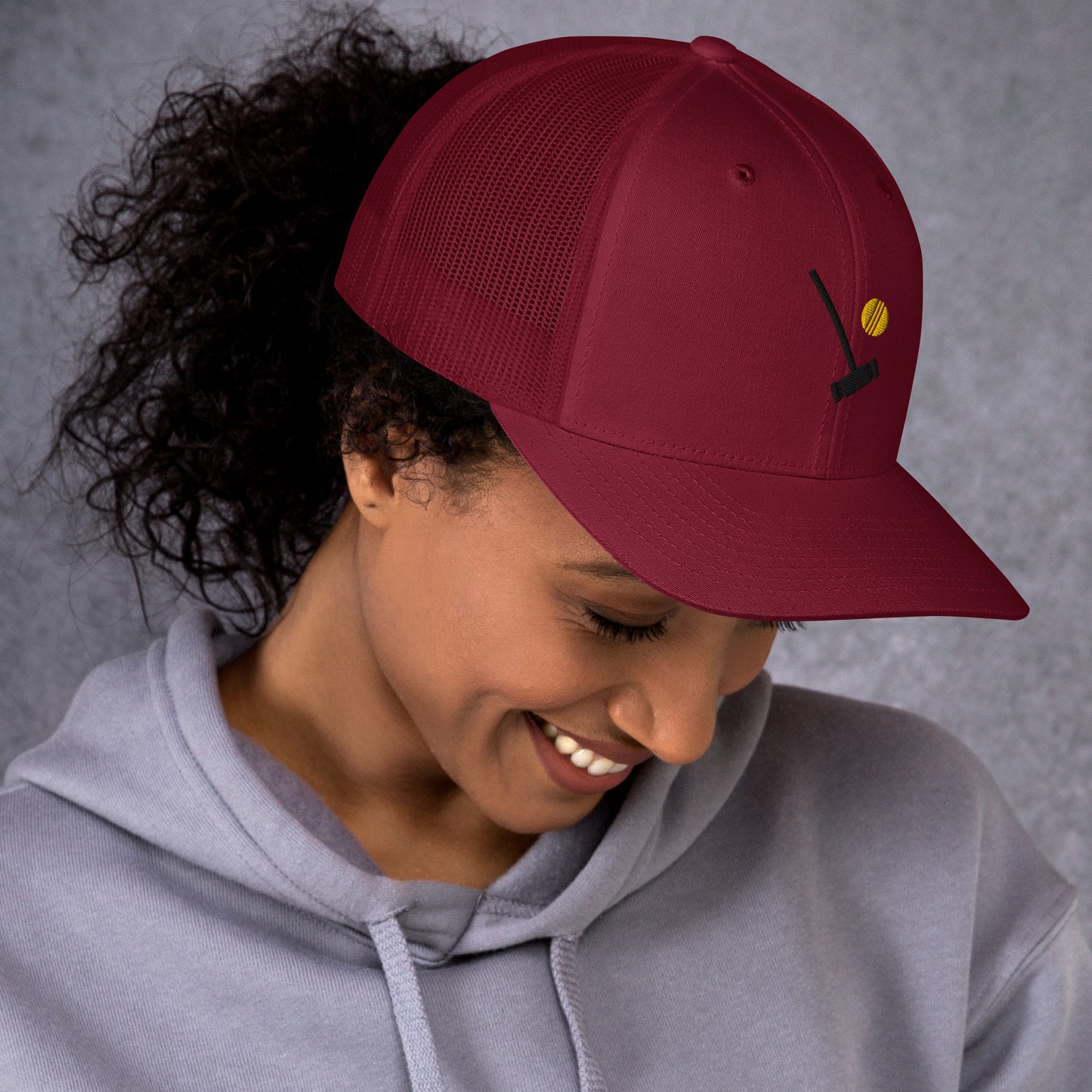 Heather McNamara Embroidered Trucker Cap