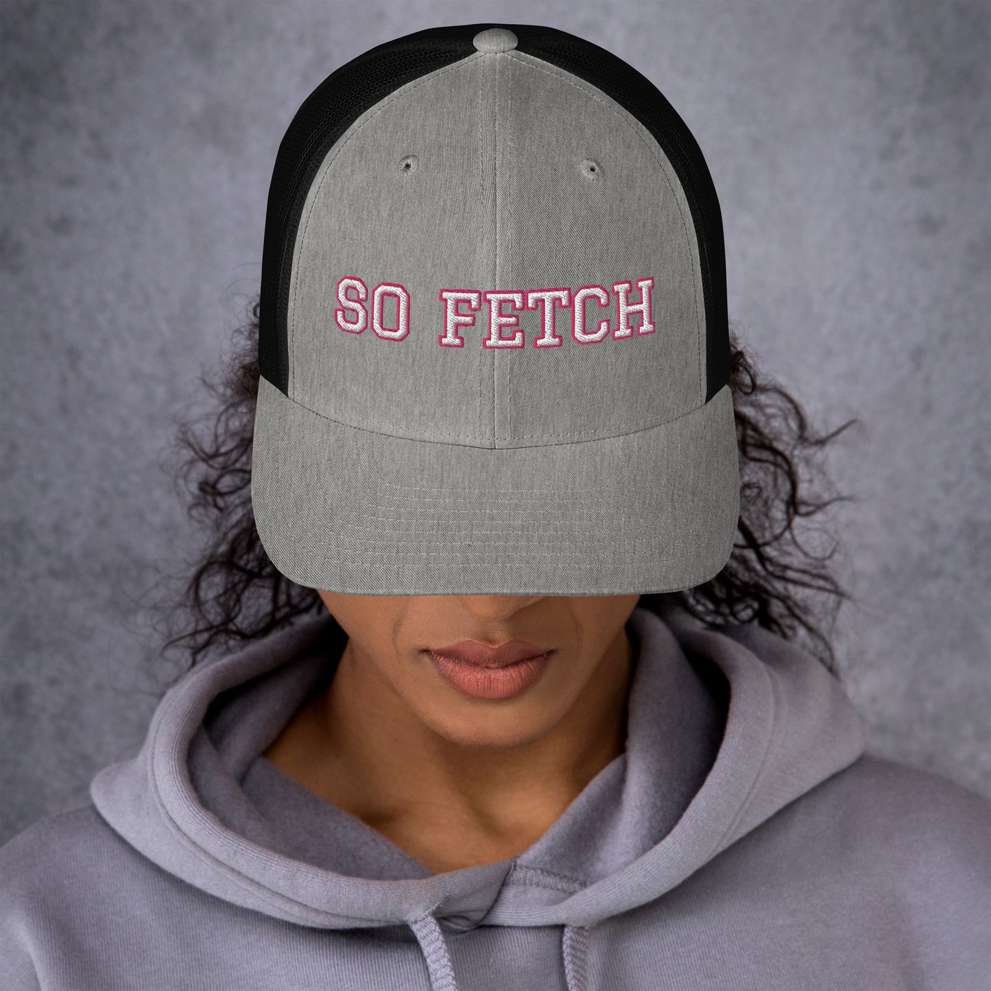 Mean Girls Gretchen Wieners Fetch Embroidered Trucker Cap