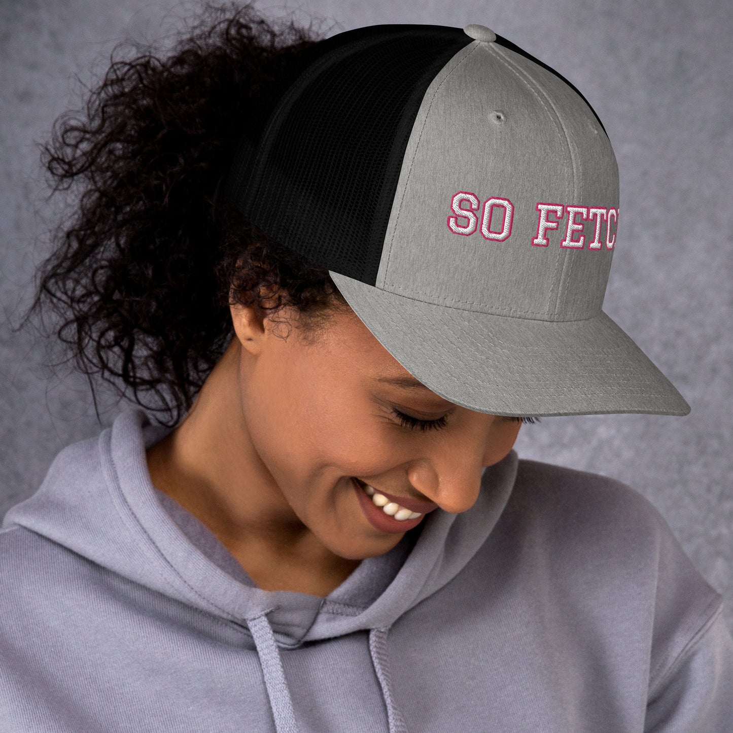 Mean Girls Gretchen Wieners Fetch Embroidered Trucker Cap