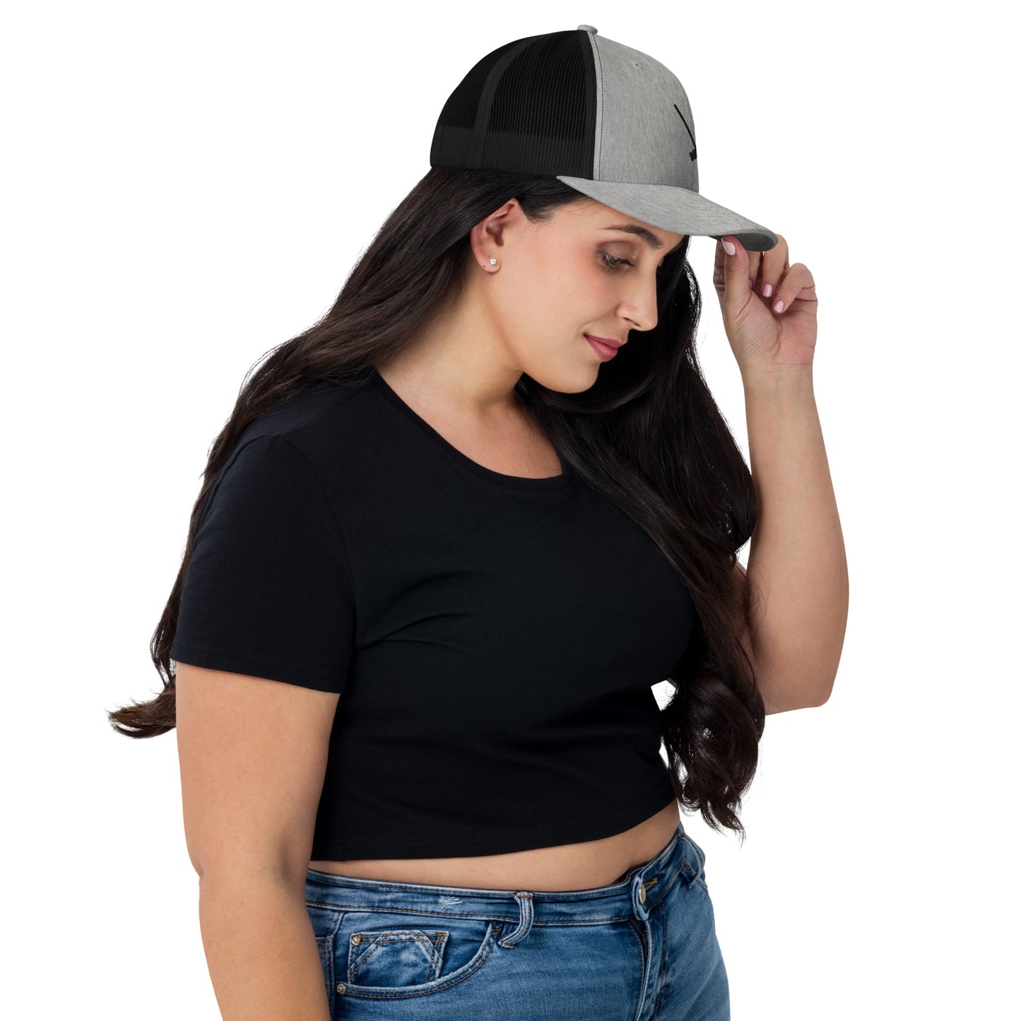 Heather Chandler Embroidered Trucker Cap