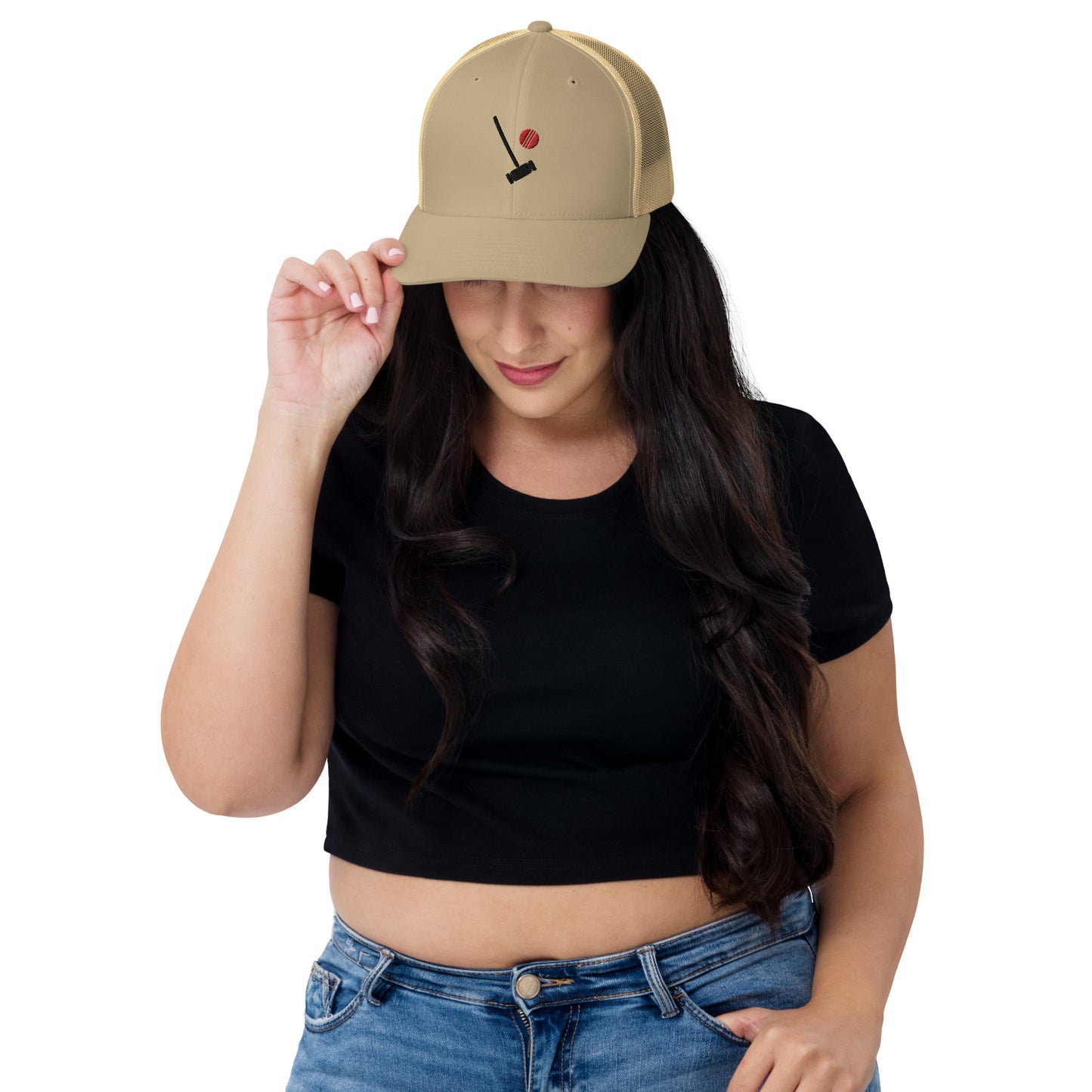 Heather Chandler Embroidered Trucker Cap