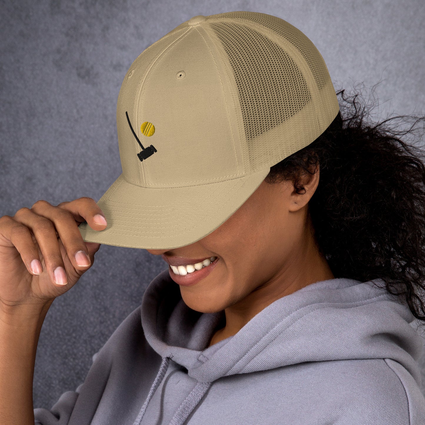 Heather McNamara Embroidered Trucker Cap