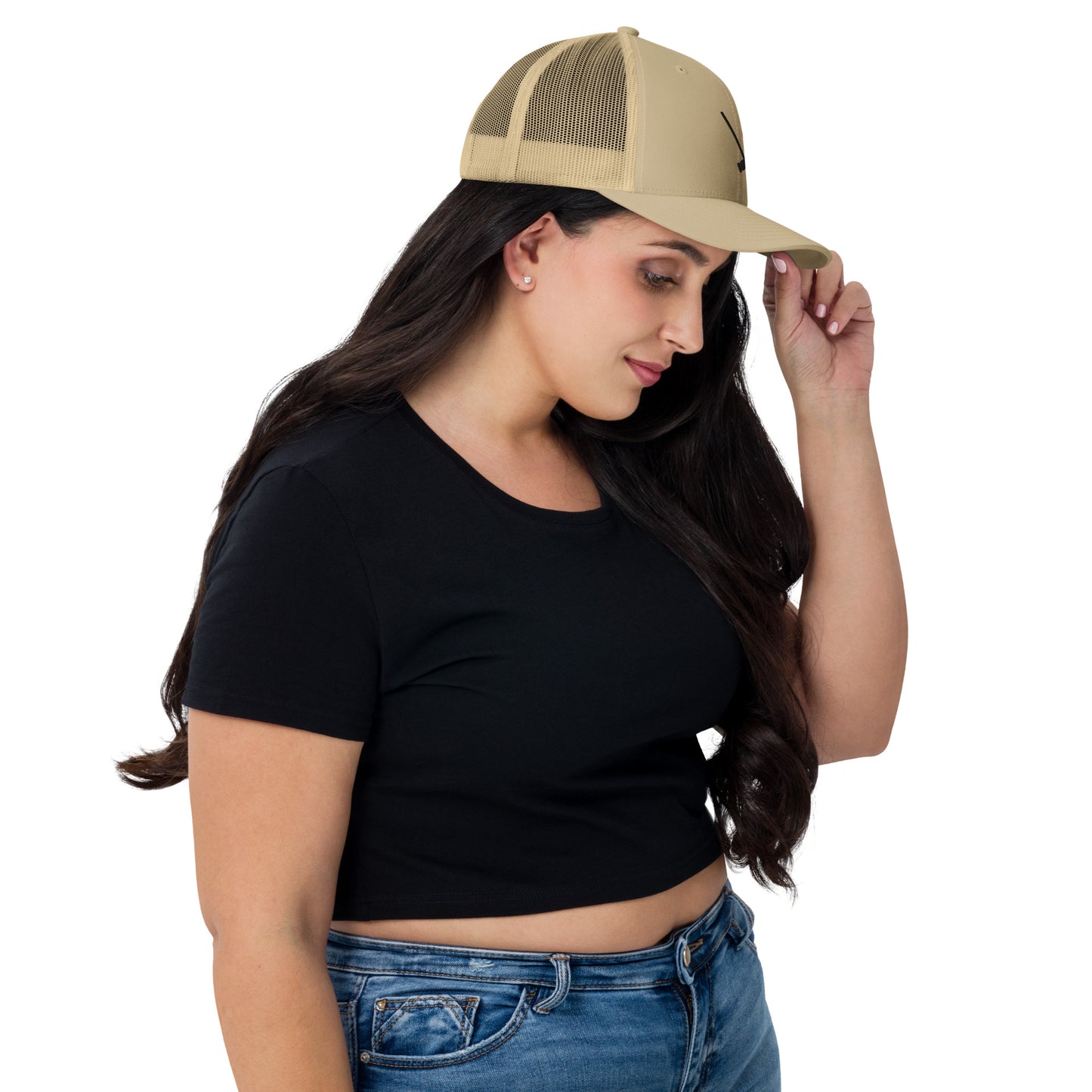 Heather Chandler Embroidered Trucker Cap