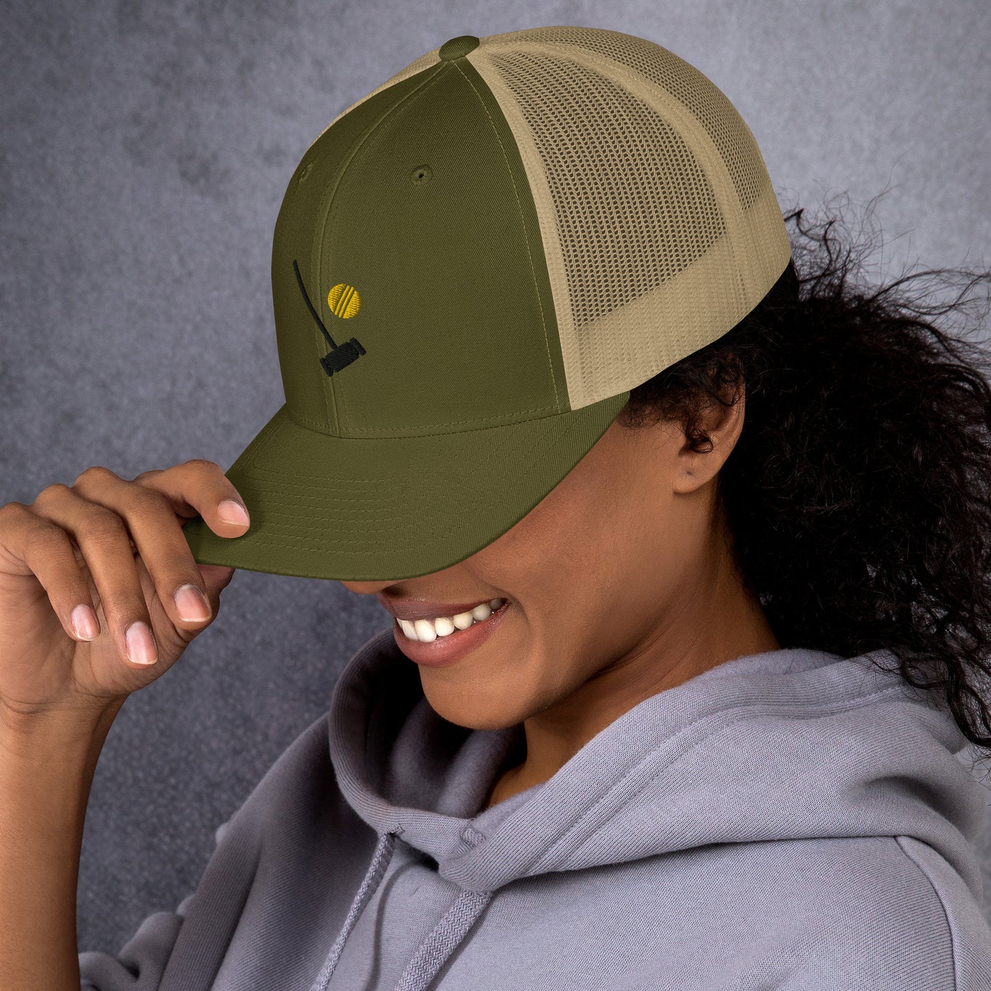 Heather McNamara Embroidered Trucker Cap