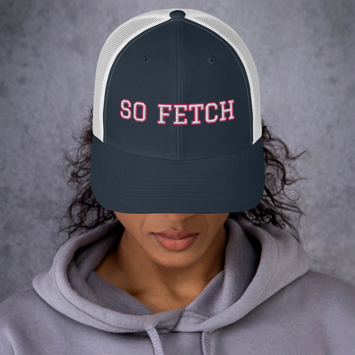 Mean Girls Gretchen Wieners Fetch Embroidered Trucker Cap