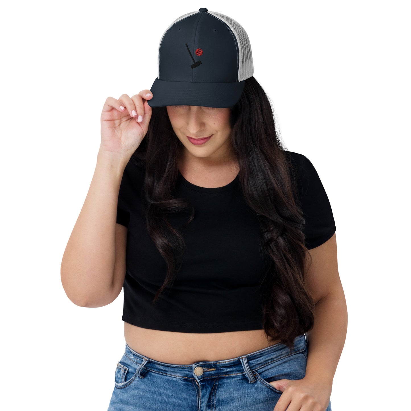 Heather Chandler Embroidered Trucker Cap