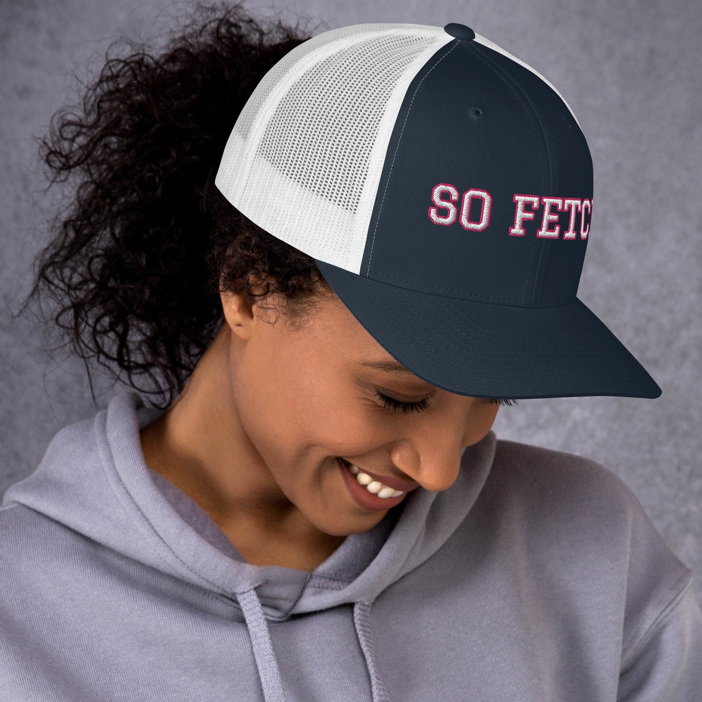 Mean Girls Gretchen Wieners Fetch Embroidered Trucker Cap