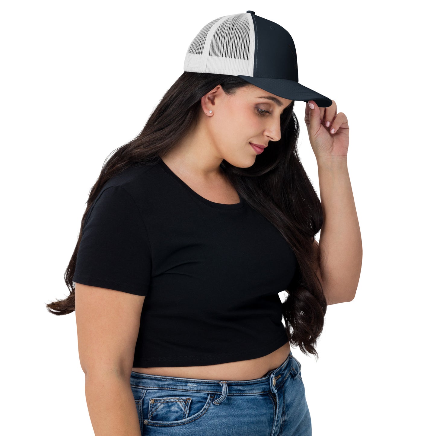 Heather Chandler Embroidered Trucker Cap