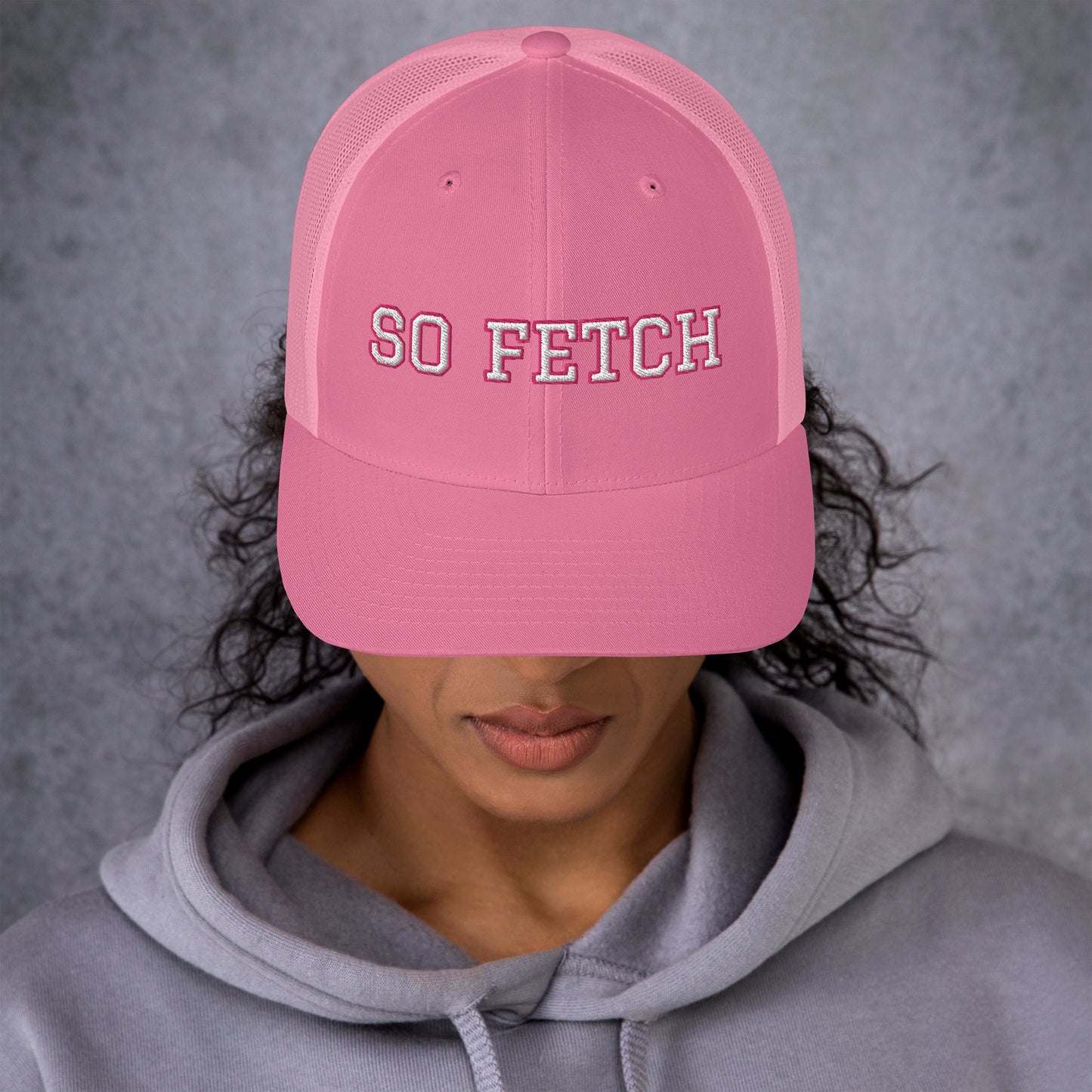 Mean Girls Gretchen Wieners Fetch Embroidered Trucker Cap