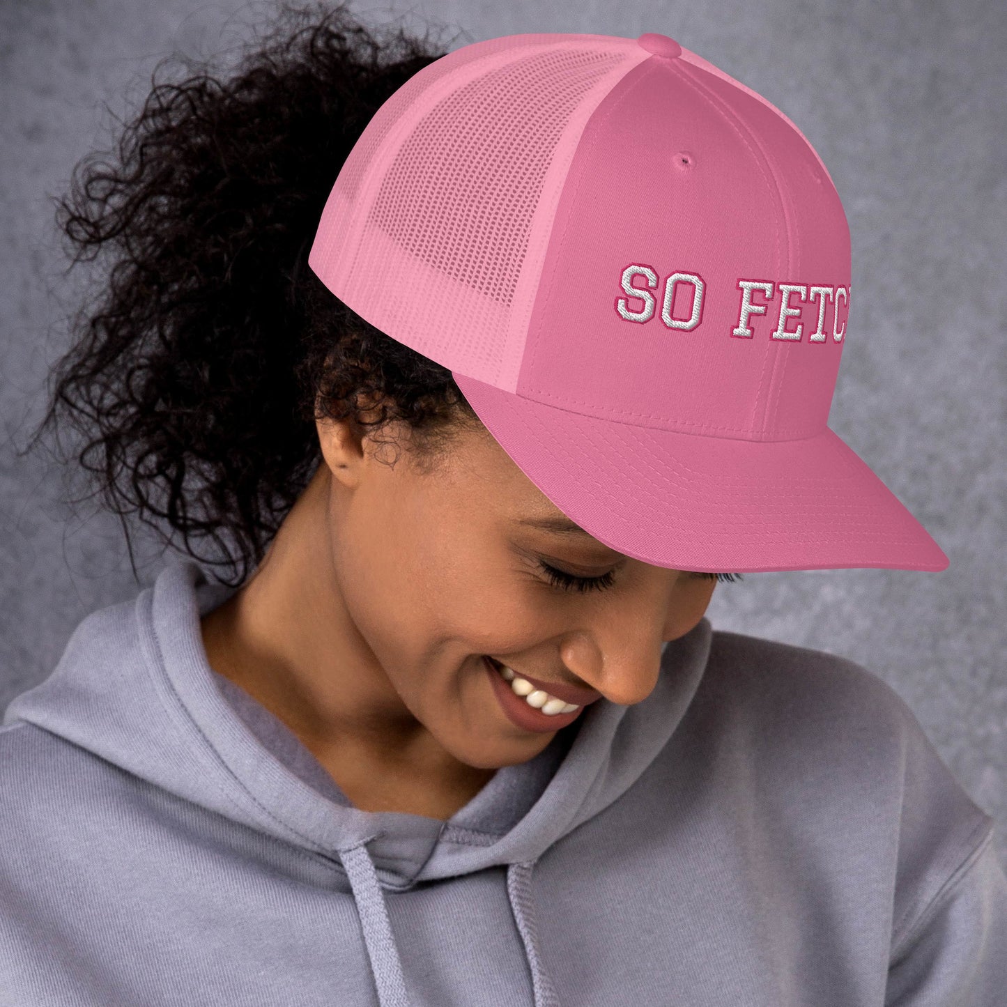 Mean Girls Gretchen Wieners Fetch Embroidered Trucker Cap