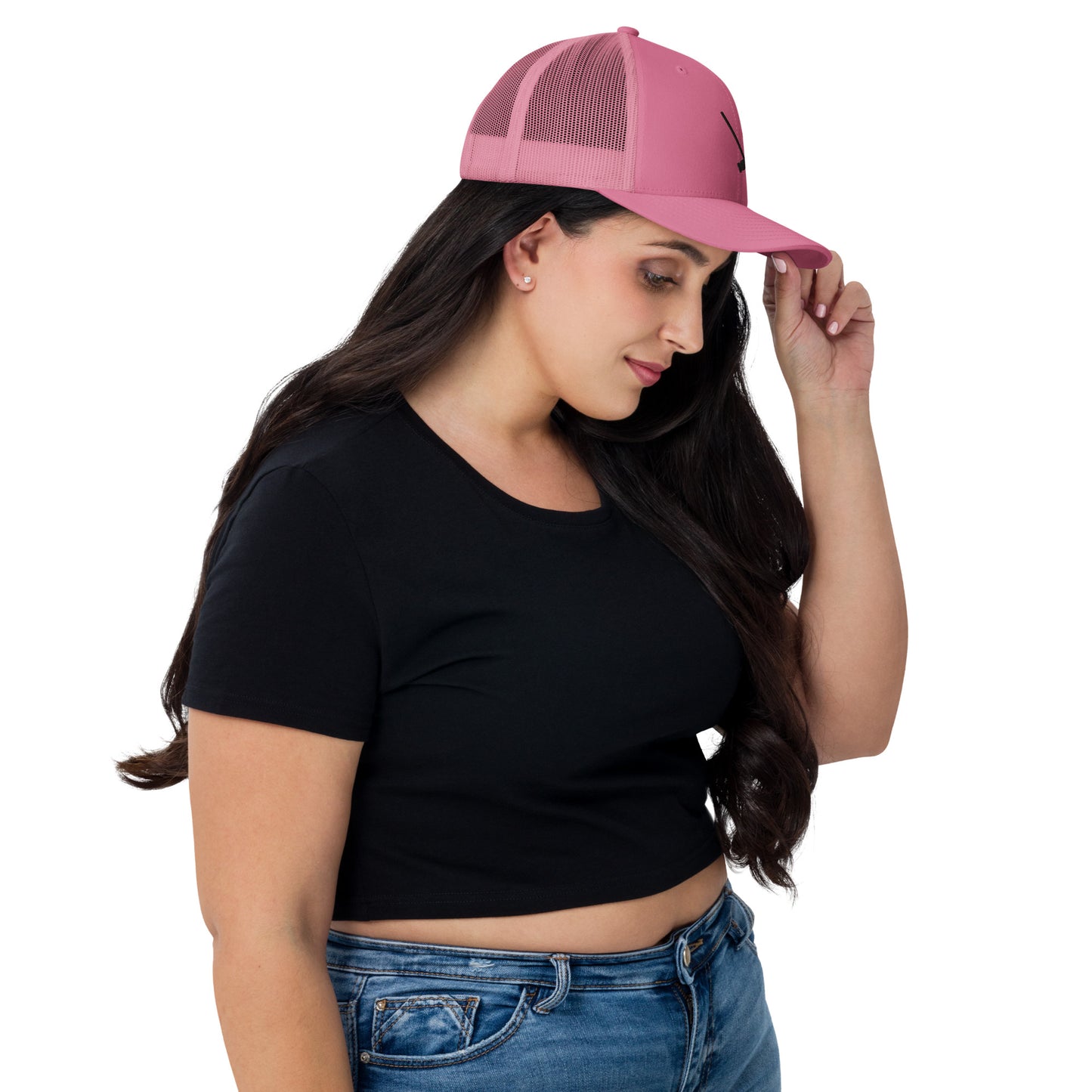 Heather Chandler Embroidered Trucker Cap