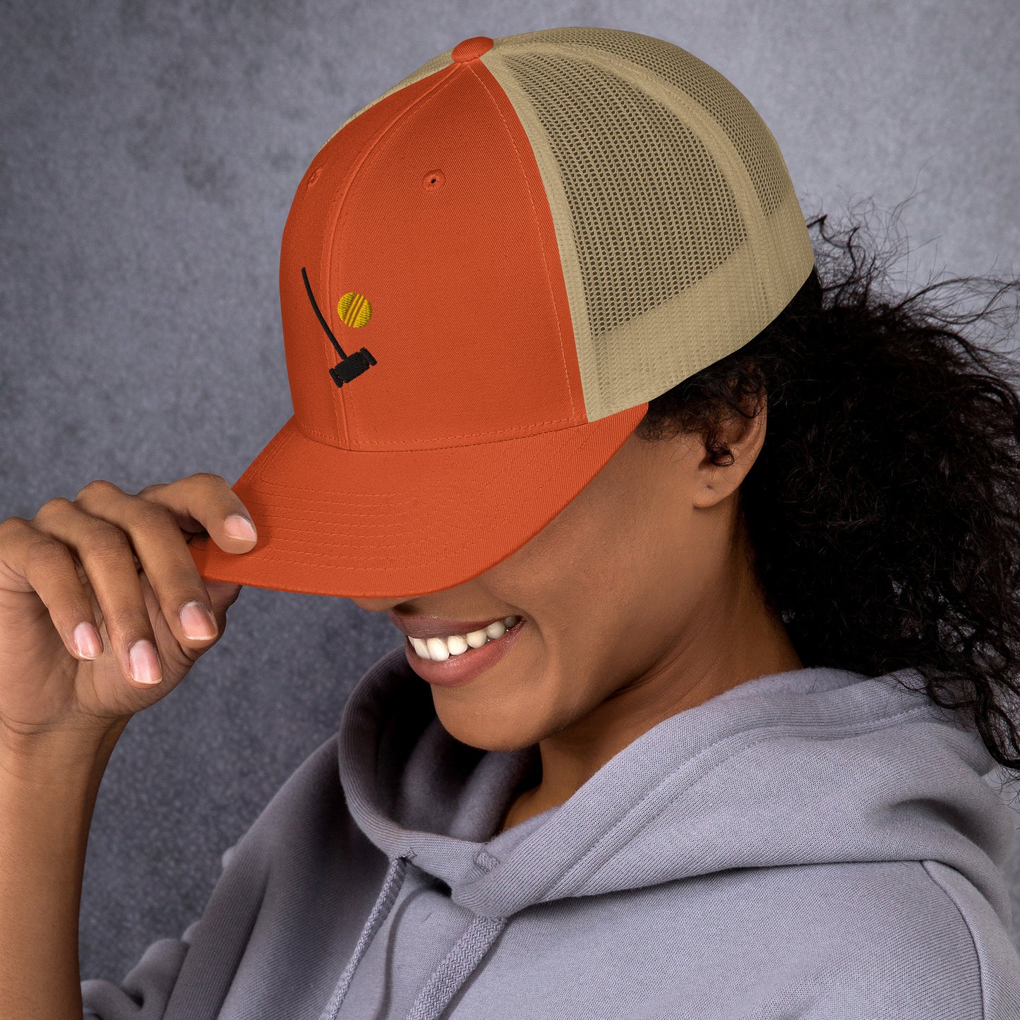 Heather McNamara Embroidered Trucker Cap