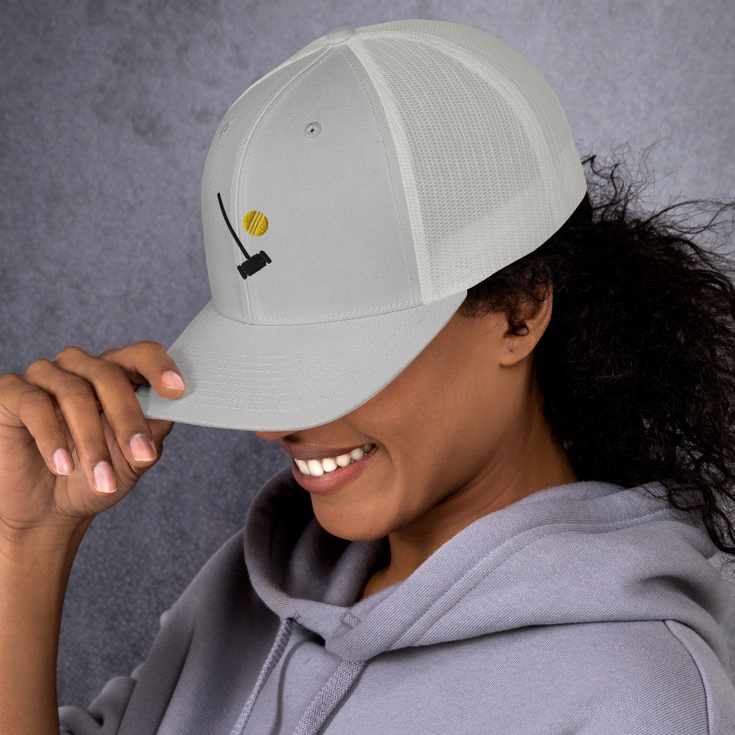 Heather McNamara Embroidered Trucker Cap