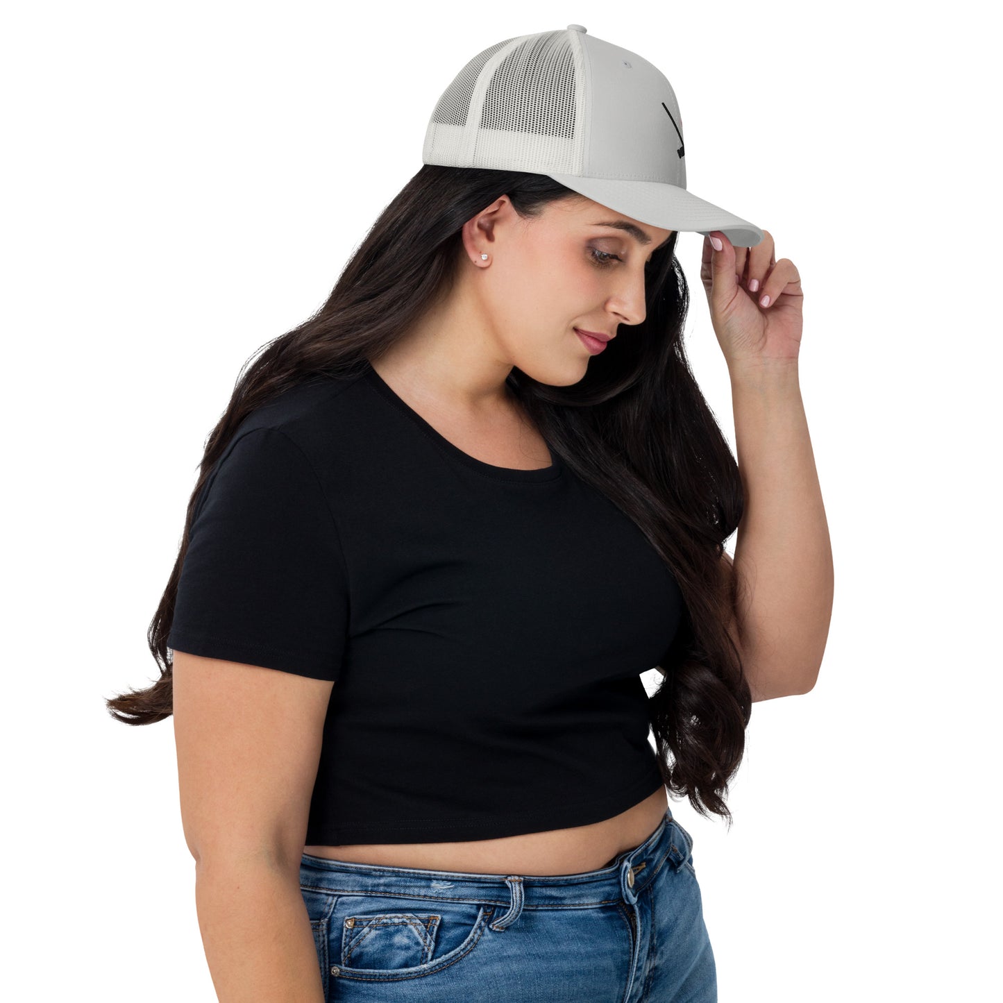 Heather Chandler Embroidered Trucker Cap