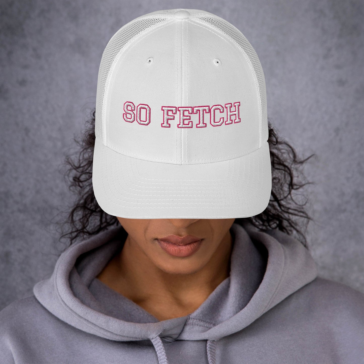 Mean Girls Gretchen Wieners Fetch Embroidered Trucker Cap