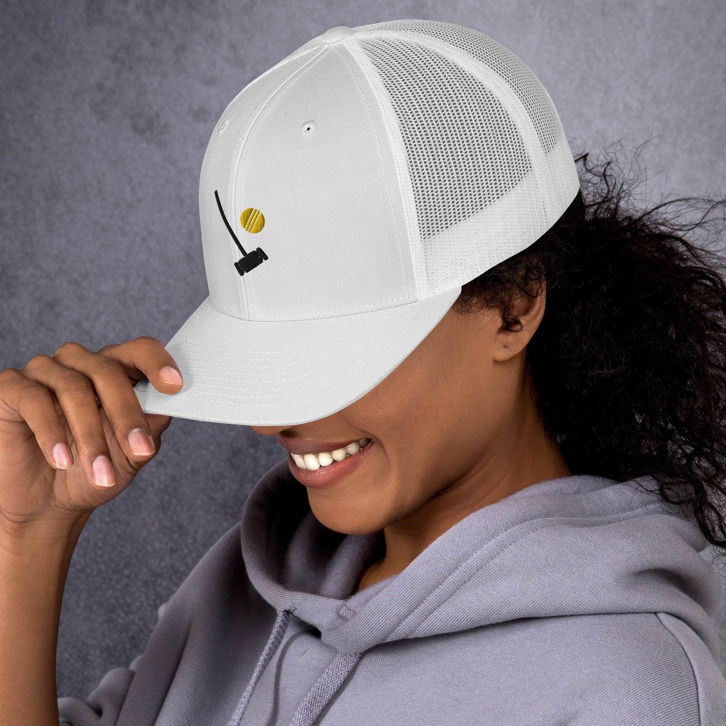 Heather McNamara Embroidered Trucker Cap